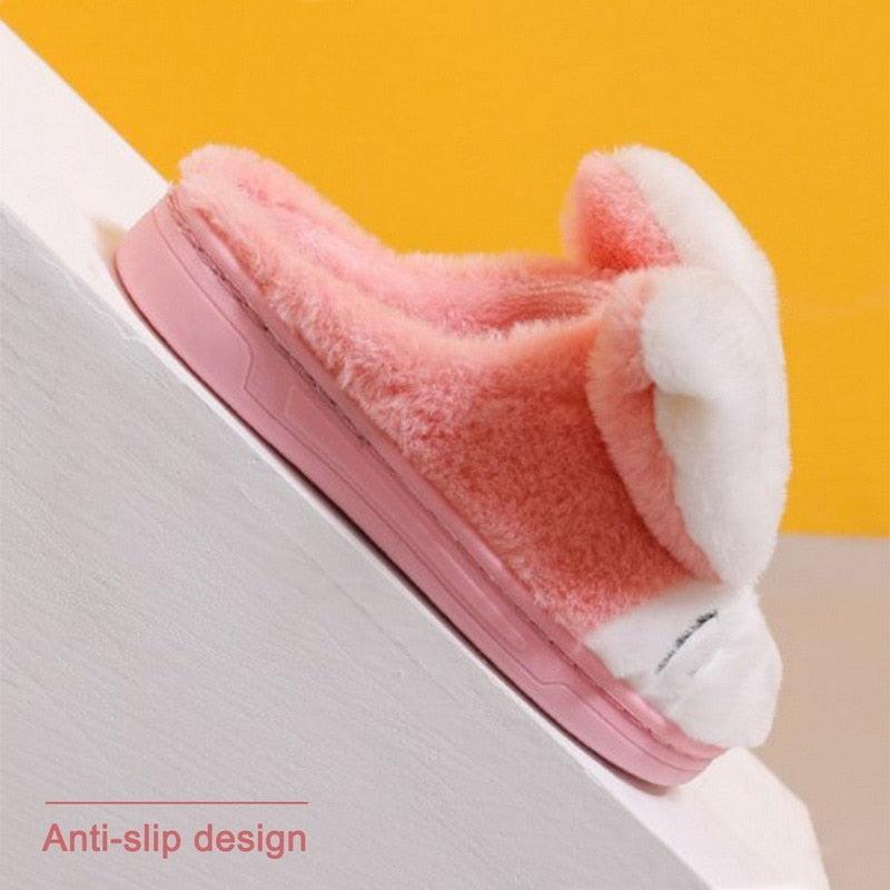 Couples Plush Fur Slippers