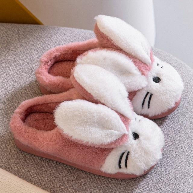 Couples Plush Fur Slippers
