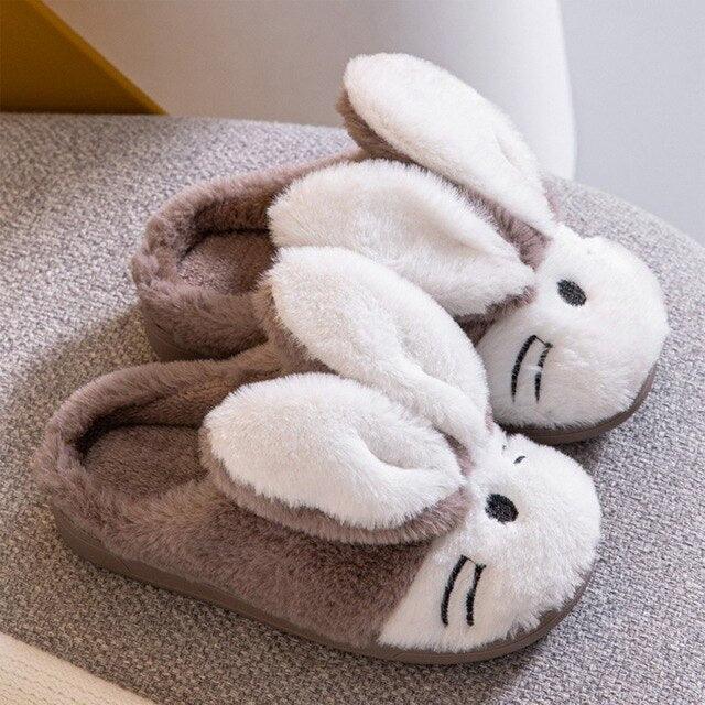 Couples Plush Fur Slippers
