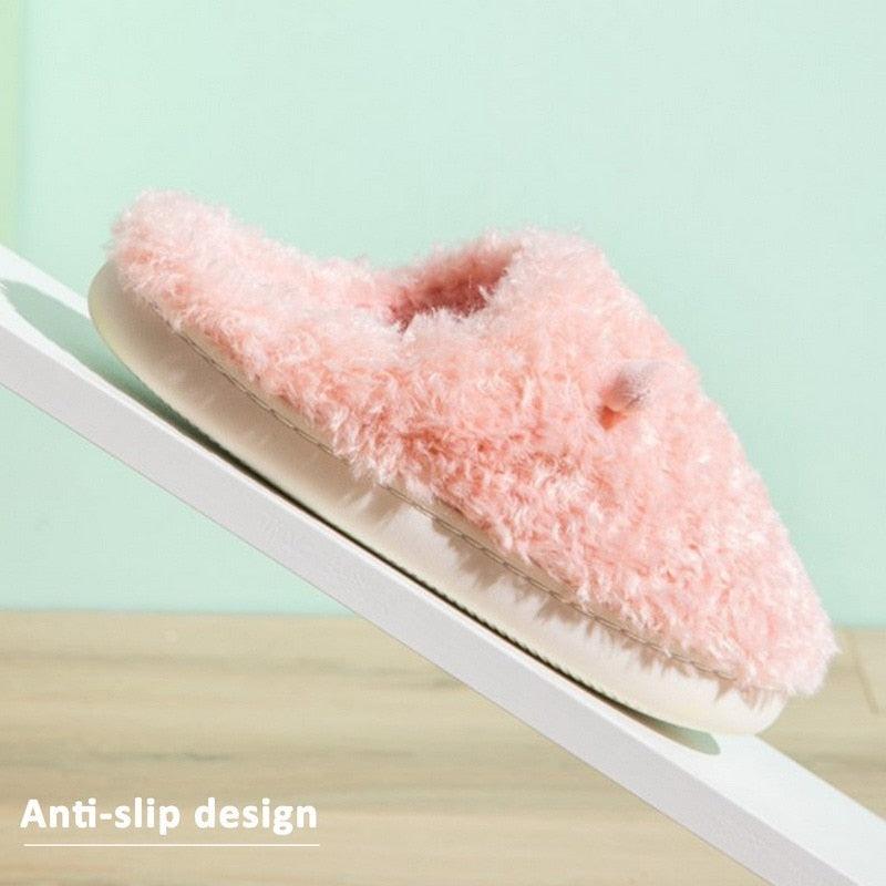 Couples Plush Fur Slippers