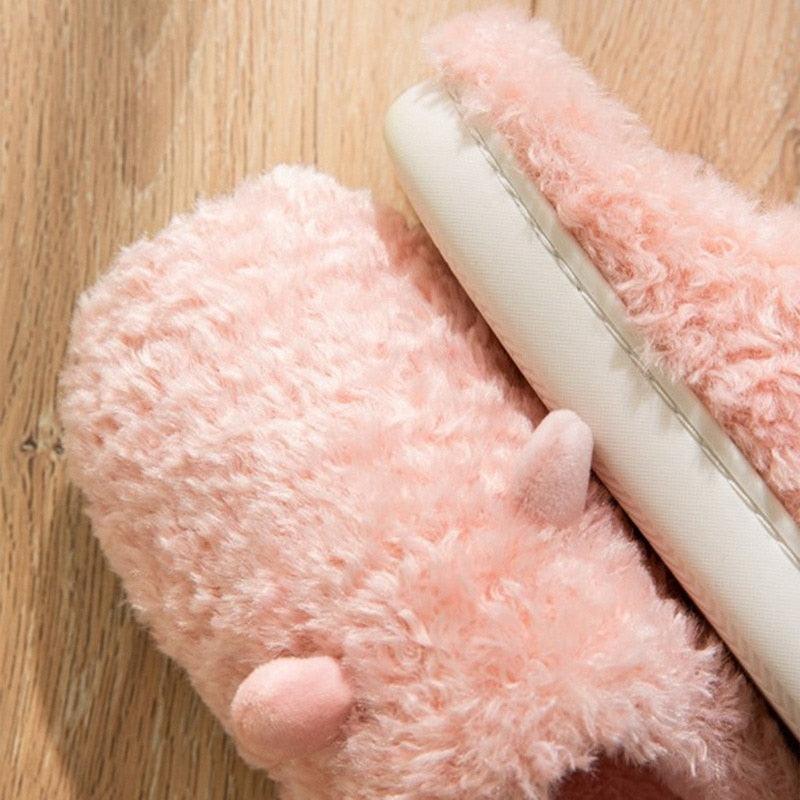 Couples Plush Fur Slippers