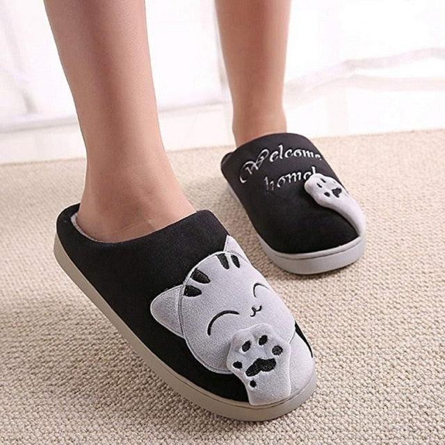 Couples Plush Fur Slippers