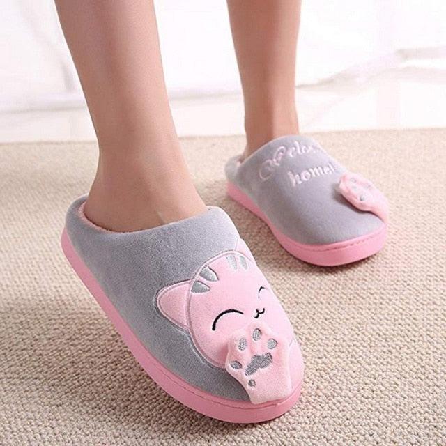 Couples Plush Fur Slippers
