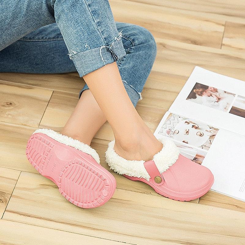 Waterproof Plush Clogs