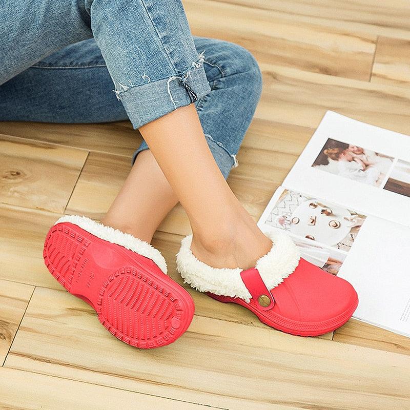 Waterproof Plush Clogs