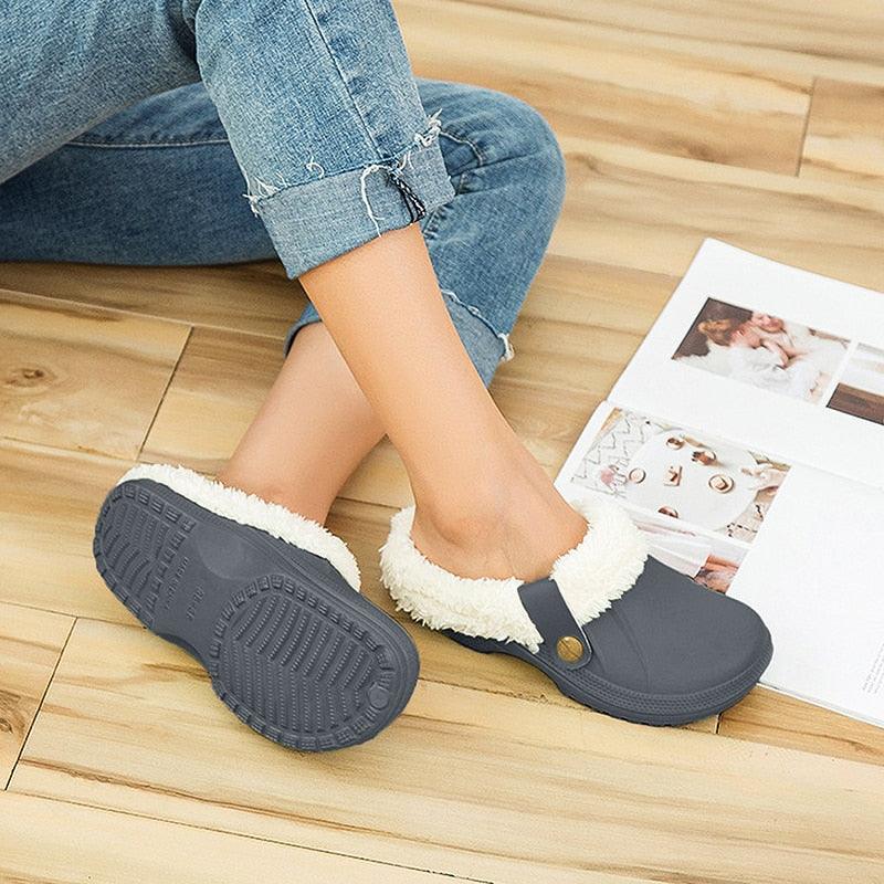 Waterproof Plush Clogs
