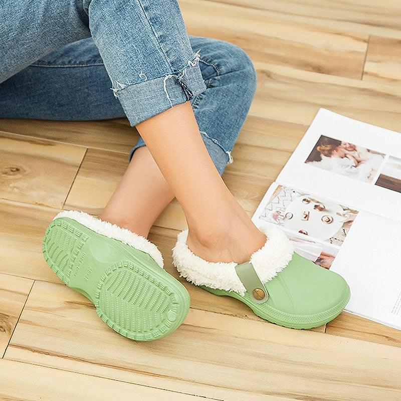 Waterproof Plush Clogs