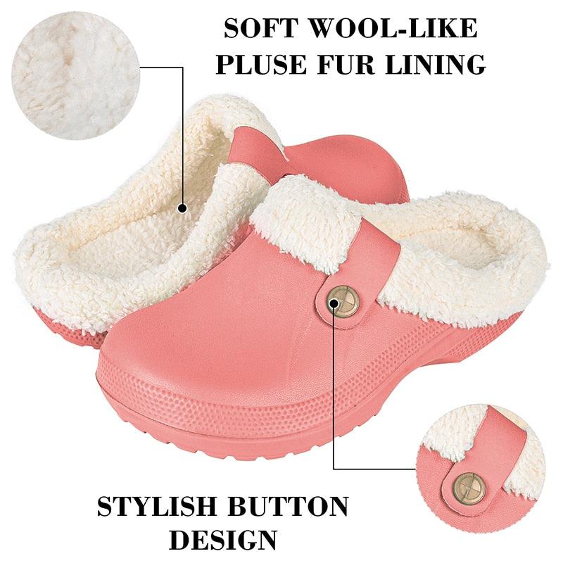 Waterproof Plush Clogs
